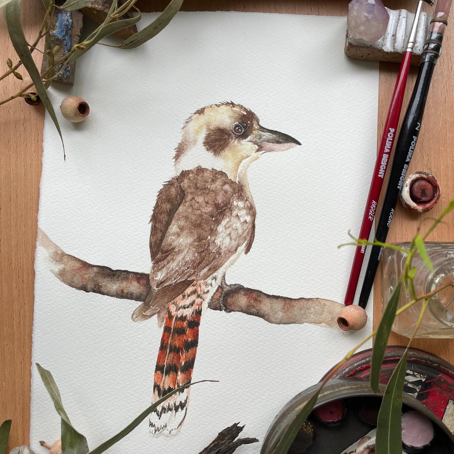 Shanna Trees Creations- "Kookaburra" A4 Art Print