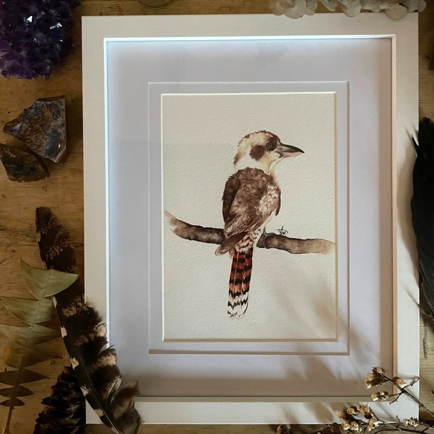 Shanna Trees Creations- "Kookaburra" A4 Art Print