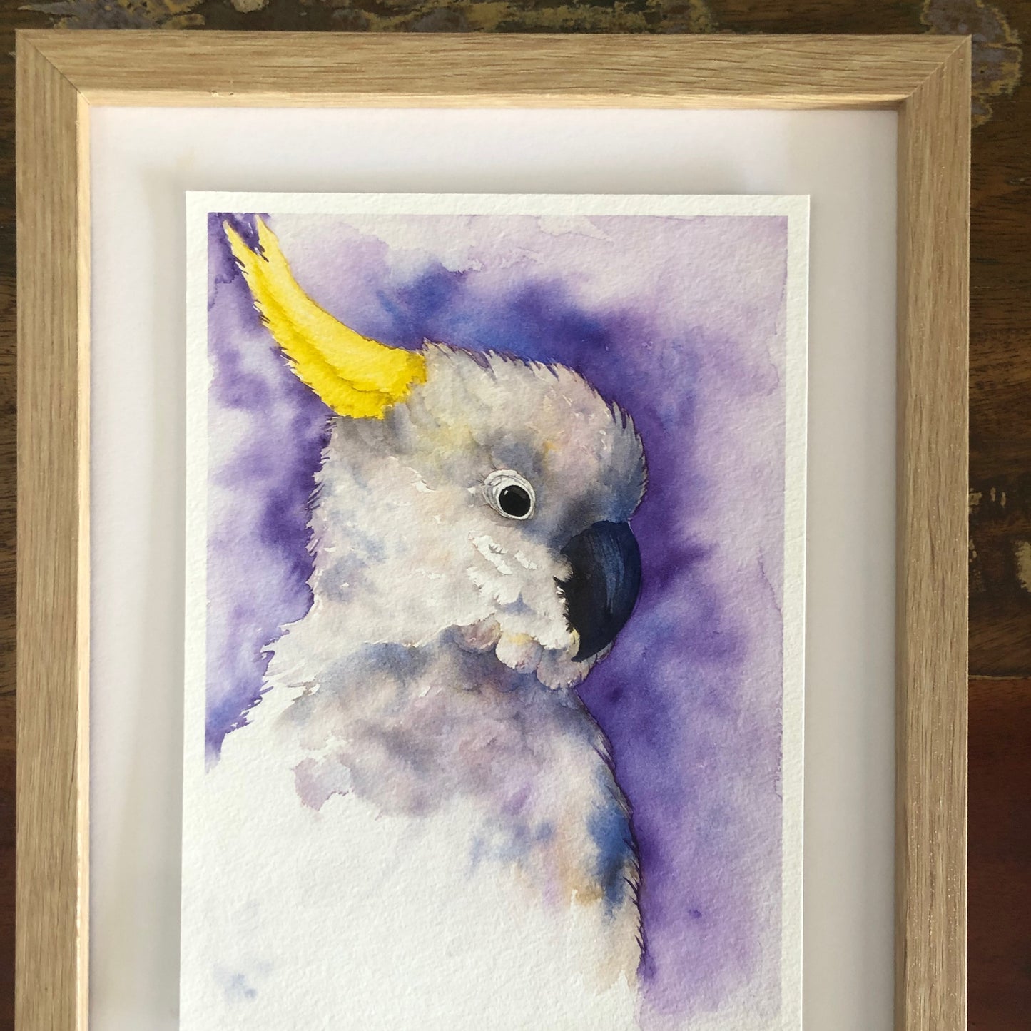 Shanna Trees Creations- "White Cockatoo" A4 Art Print