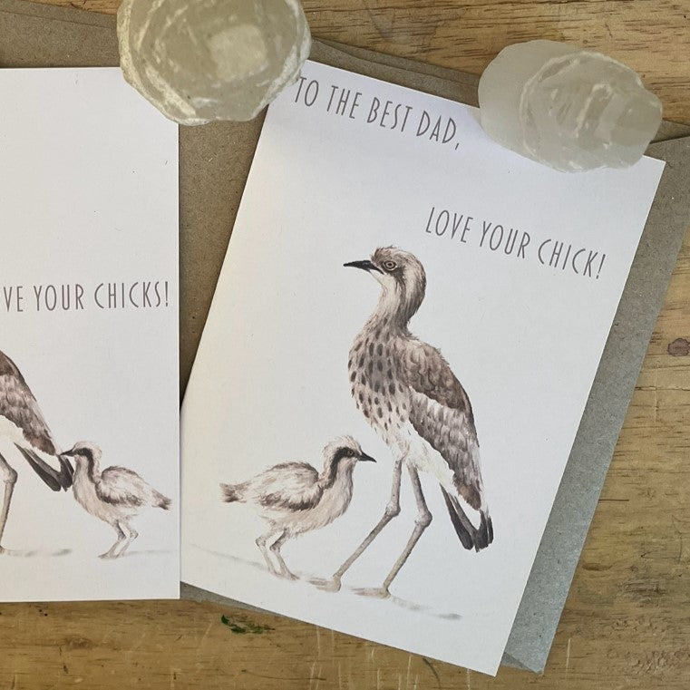 Shanna Trees Creations- Curlews- Father's Day Card