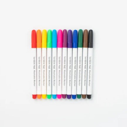 SCRIBBLE MAT- Pack of 12 Scribble Mat Washable Pens- Loose