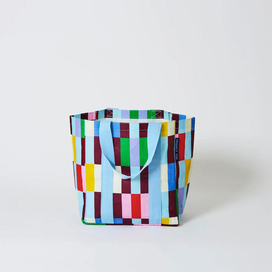 PROJECT TEN - "Multi Stripe" SHOPPER TOTE BAG