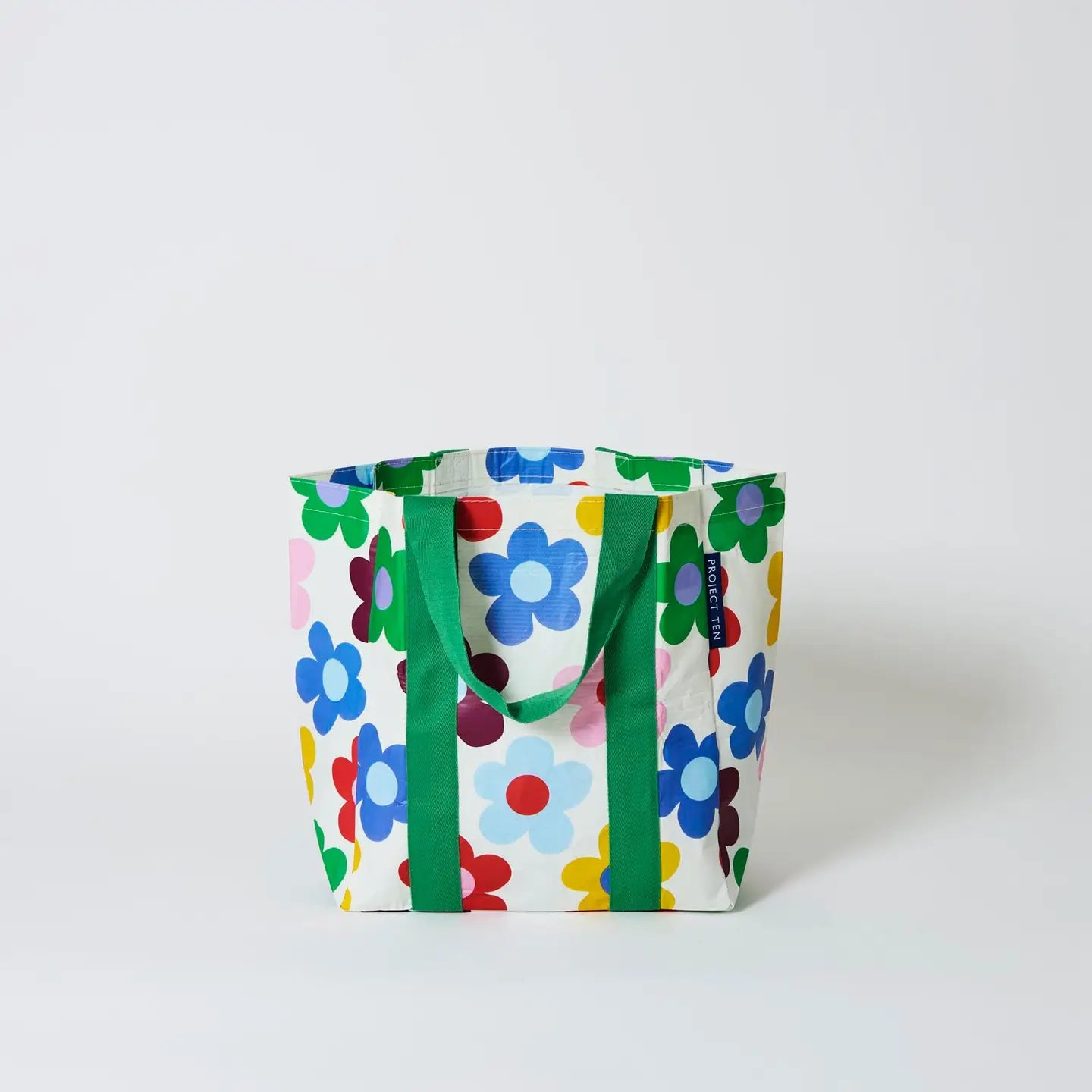 PROJECT TEN - "Sunny Floral" SHOPPER TOTE BAG