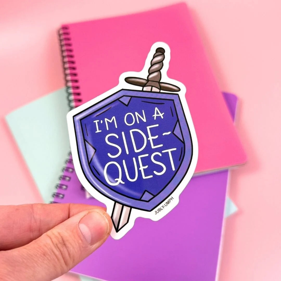 JUBLY-UMPH - "I'm On A Side Quest" - Sticker