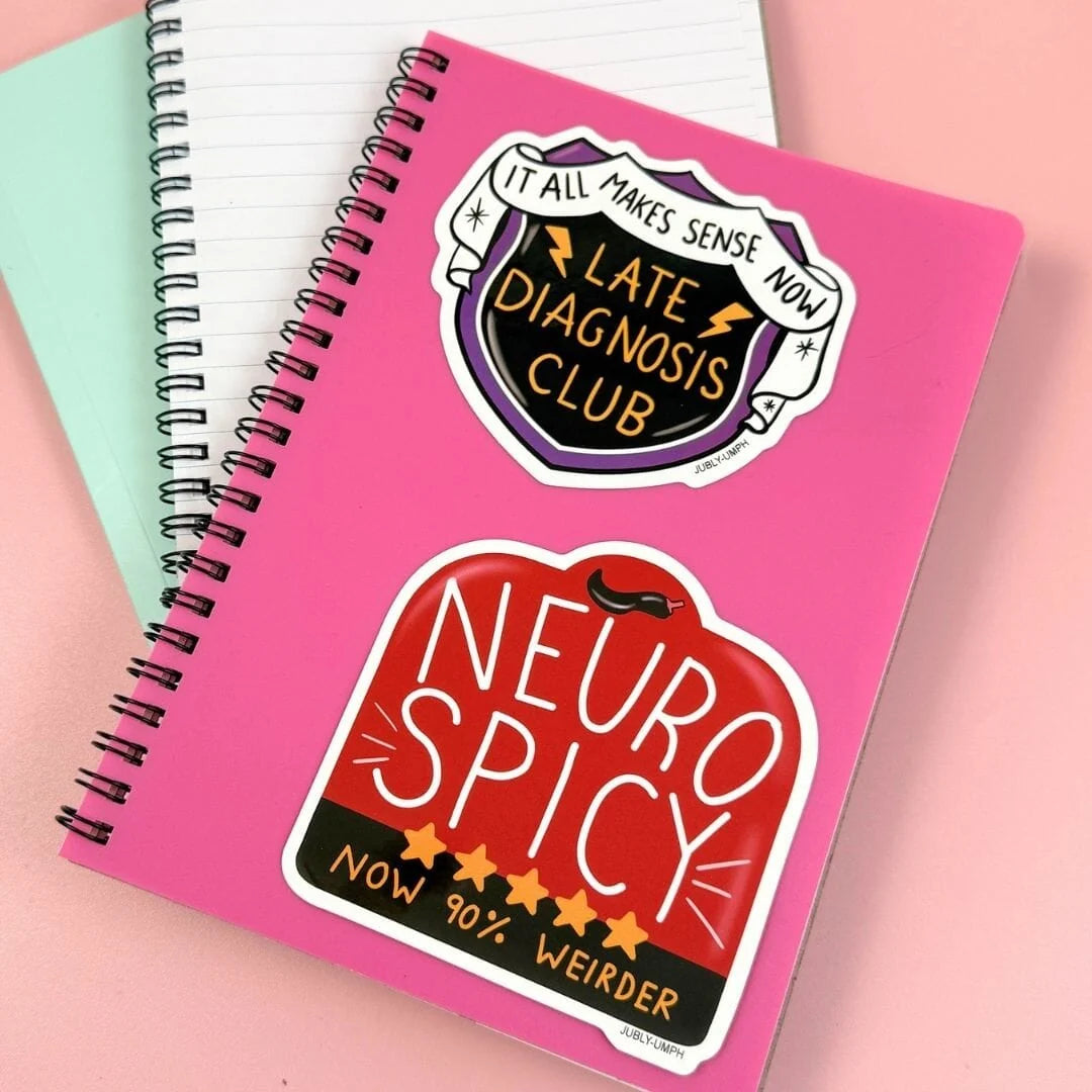 JUBLY-UMPH - "Late Diagnosis Club" - Sticker