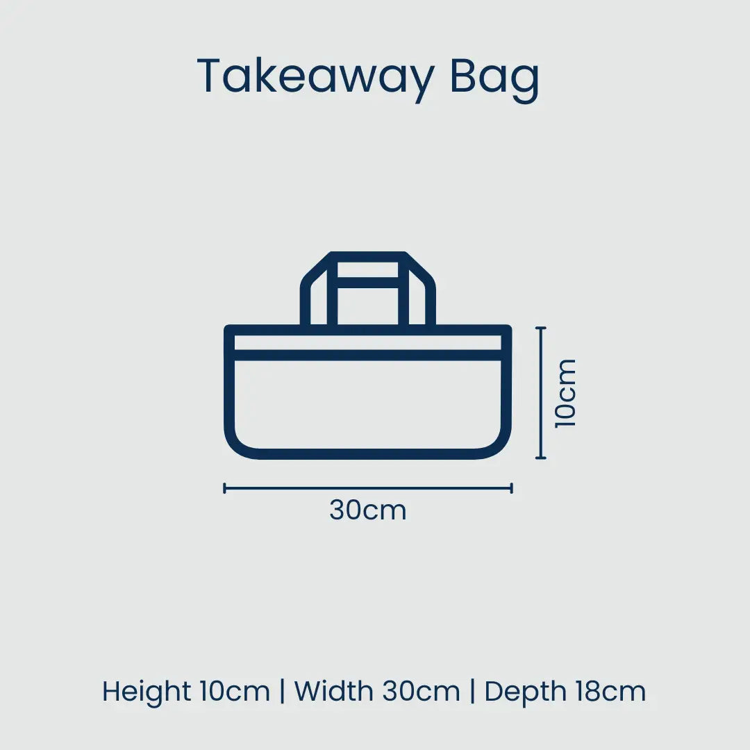 PROJECT TEN - "Sunny Floral" Takeaway Insulated Tote/Lunch Bag