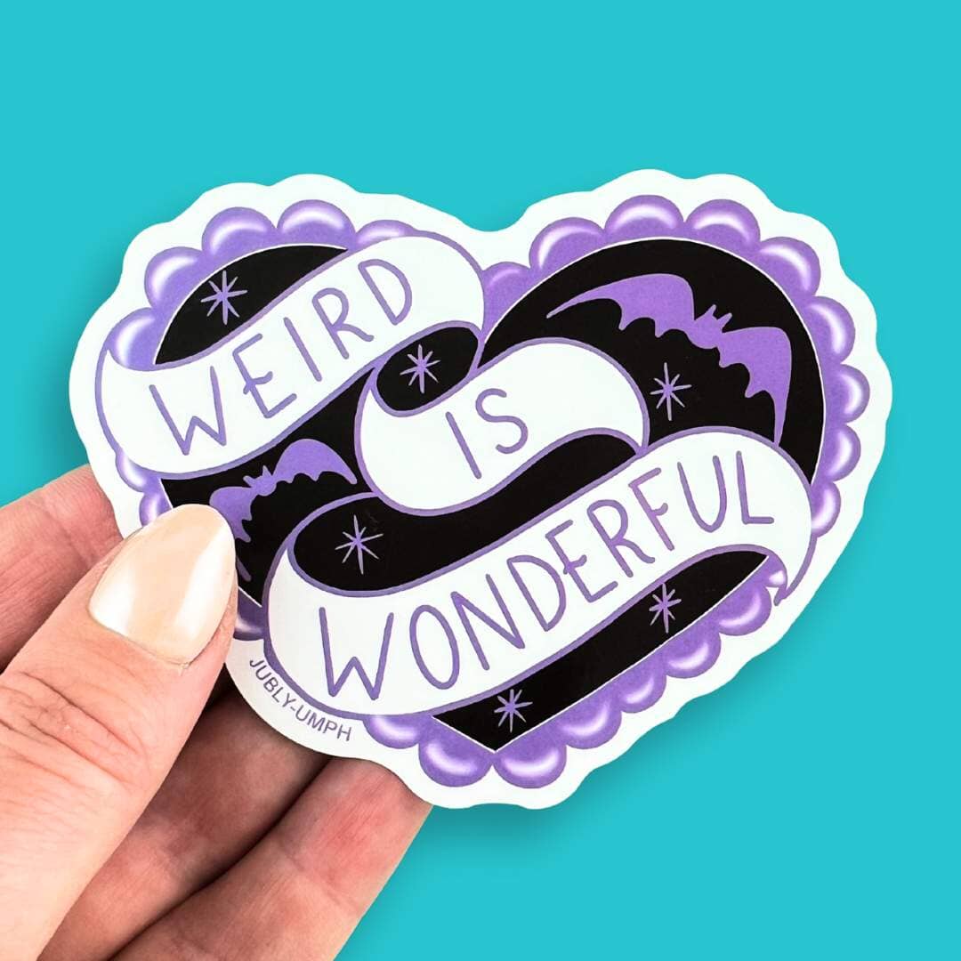 JUBLY-UMPH - "Weird Is Wonderful" - Sticker