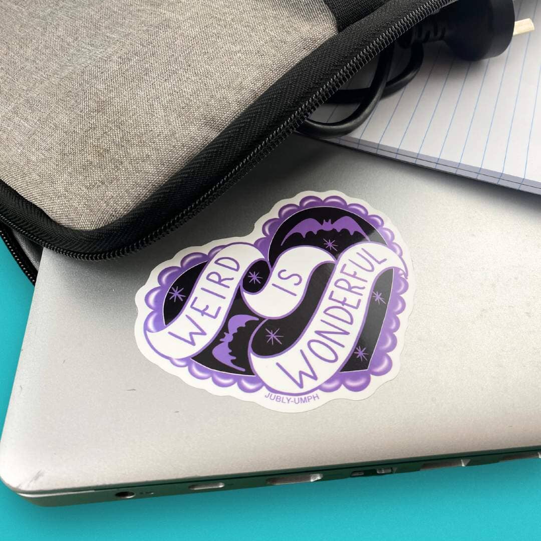 JUBLY-UMPH - "Weird Is Wonderful" - Sticker