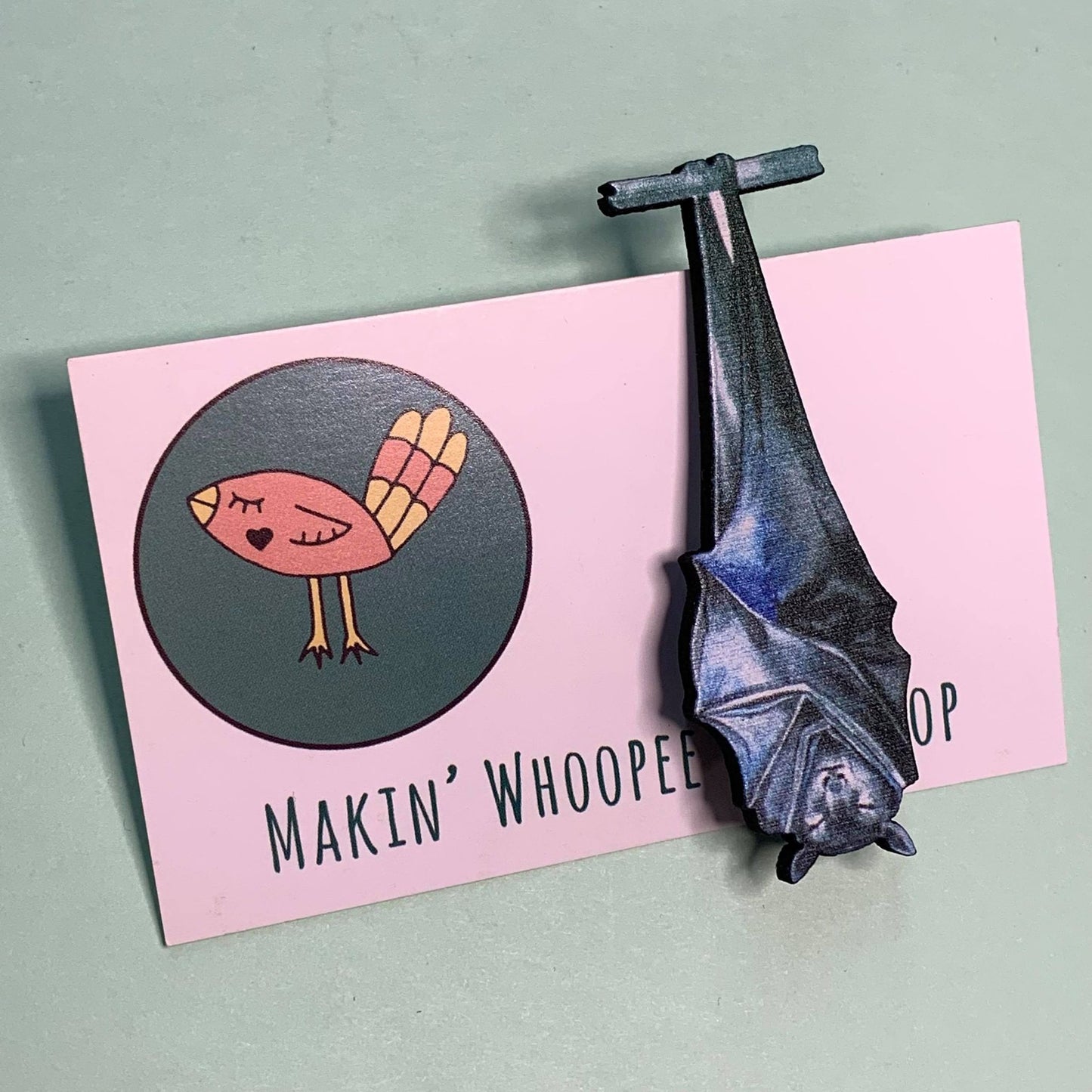 MAKIN' WHOOPEE - "Fruit Bat" Brooch