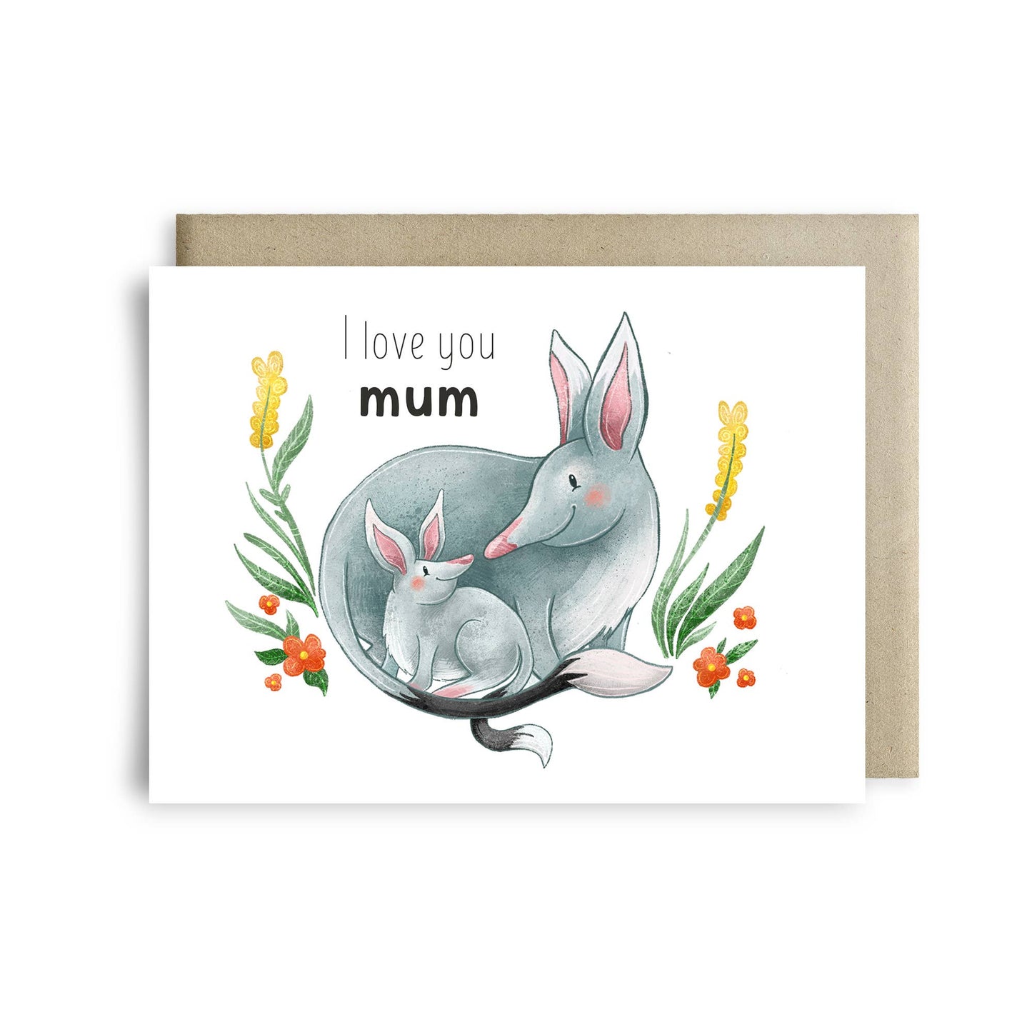 Stray Leaves- Bilby Mum Card