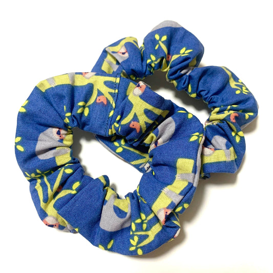 MAKIN' WHOOPEE - "Blue Sloth" REGULAR SCRUNCHIES