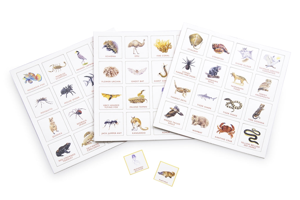 BOOKS & CO - AUSTRALIA’S DEADLY ANIMALS BINGO