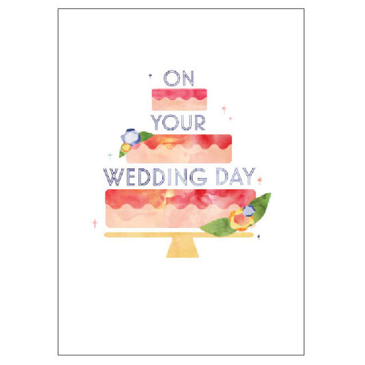 CANDLE BARK CREATIONS - WATERCOLOUR WEDDING CAKE Gift Card