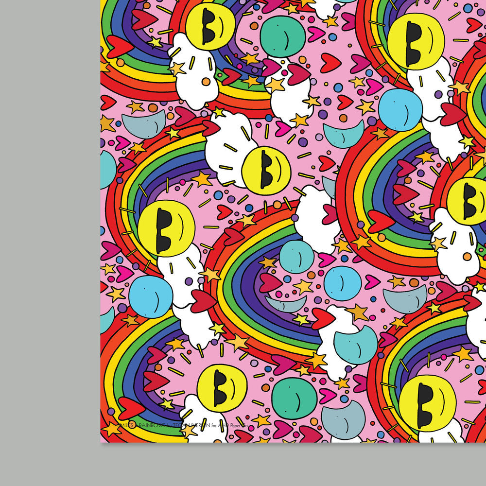 AHD - Smiles & Rainbows poster/wrap