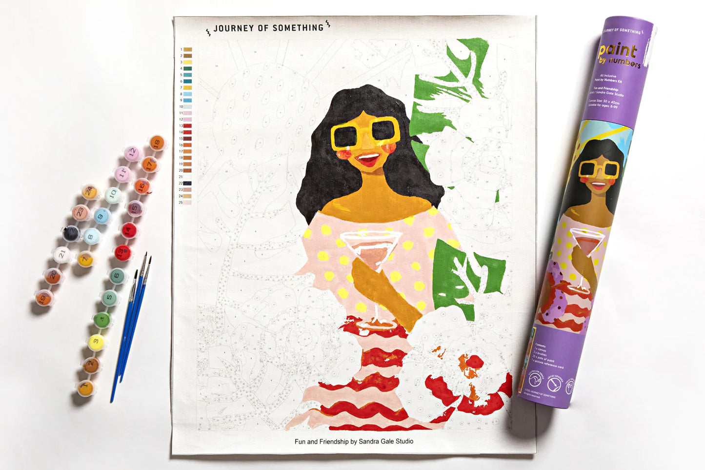 JOURNEY OF SOMETHING- PAINT BY NUMBERS - FUN AND FRIENDSHIP