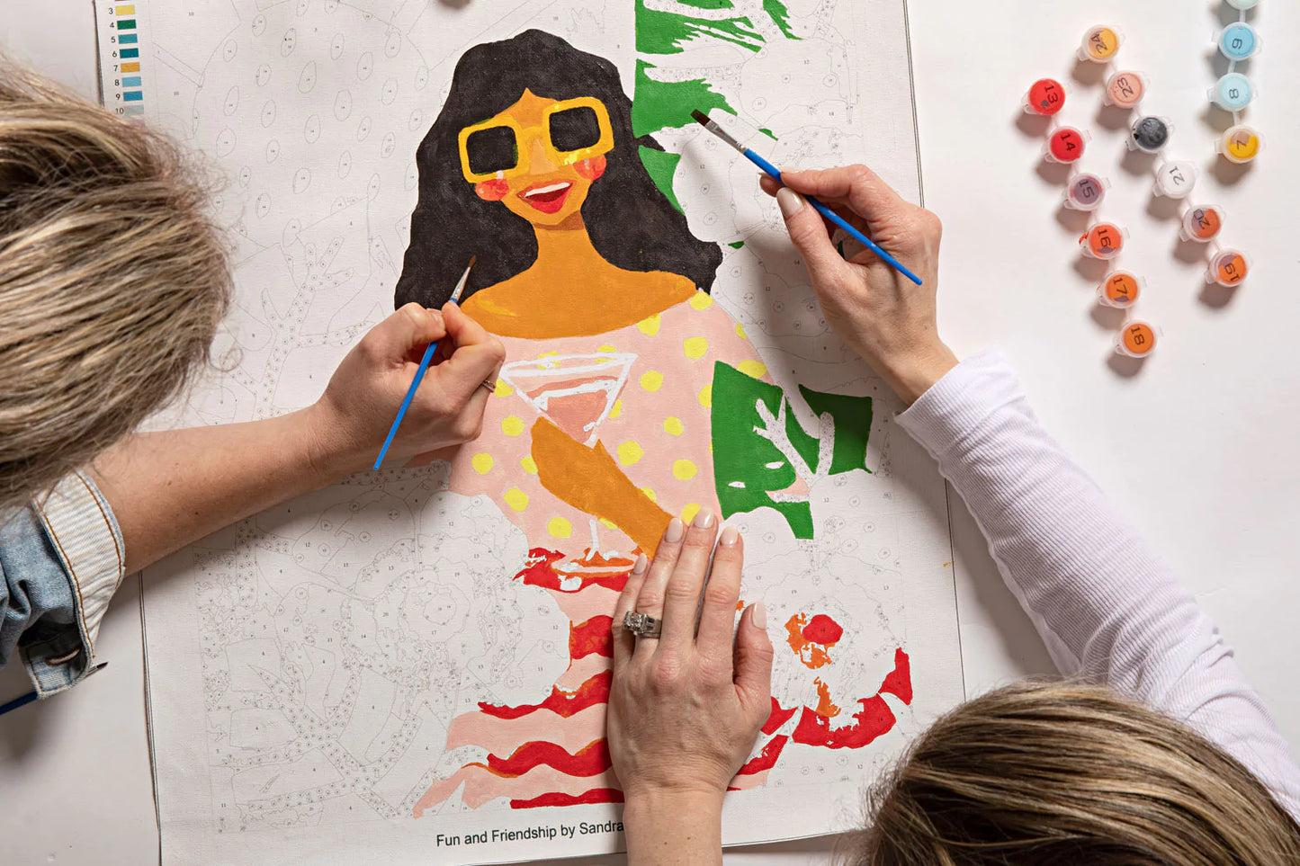 JOURNEY OF SOMETHING- PAINT BY NUMBERS - FUN AND FRIENDSHIP