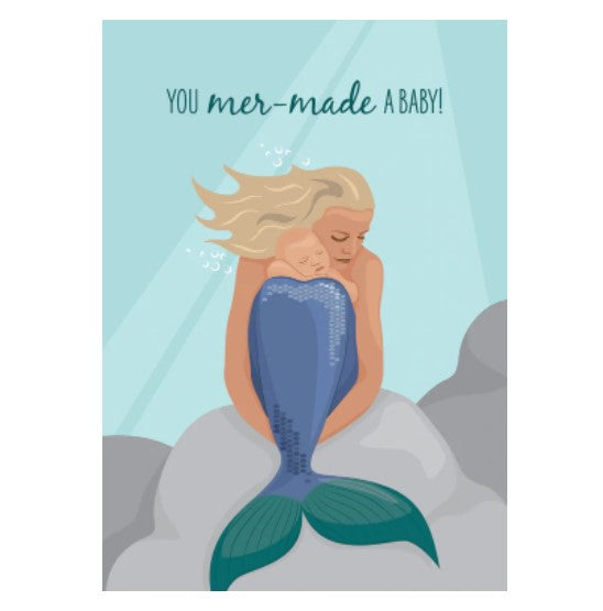 SAILFISH CREATIVE- "You Mer-Made a Baby!" Card