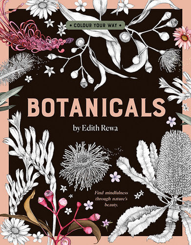 BOOKS & CO - COLOUR YOUR WAY - Botanicals by Edith Rewa - Colouring Book