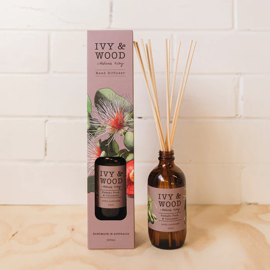 IVY & WOOD - Kakadu Plum & Cucumber Reed Diffuser 'Australiana' Collection